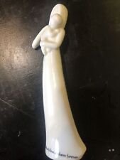 Faceless Mother And Child Figurine Mary Madonna Porcelain Statue Vintage 9.3” picture