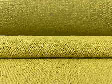 4.25 yds HBF Merci Boucle Chartreuse Yellow Polyester Upholstery Fabric picture