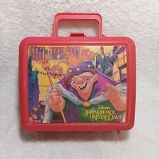 Disney Hunchback of Notre Dame Plastic Red Lunch Box picture