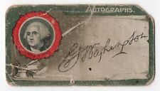 1913 George Washington Tobacco Card C113Tuckett’s Cigarettes Canadian Taddy Cigs picture