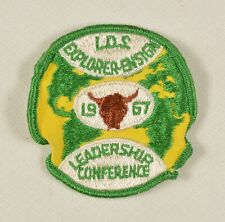 VINTAGE BSA 1967 LDS LEADERSHIP CONFERENCE LATTER-DAY-SAINTS MORMON PATCH MINT picture