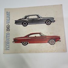 Original 1961 Plymouth & Valiant Full Line Deluxe Sales Brochure Fury Belvedere picture