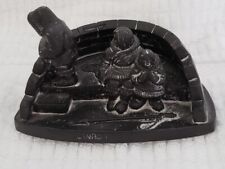 INVIT STONE HAND CARVED FAMILY BUILDING IGLOO picture