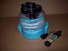 vintage Devilbiss Vaporizer-Humidifier #145 Turquoise GLASS WORKING USA 1950s picture
