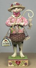 Jim Shore “Kitty So Pretty” Heartwood Creek - Cat Holding Easter Basket w/Box picture