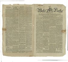 12 Newspapers Berks Lehigh Northampton PA German English fraktur picture