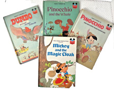 Walt Disney's lot of four books vintage 1973 picture