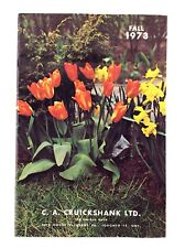 Fall 1973 CA Cruickshank Garden Guild Plant Guide Catalog Booklet L333 picture