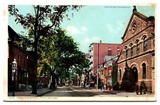Antique Congress Street, Trolley, Portland, ME Postcard picture
