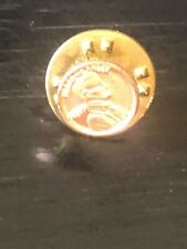 Vintage Collectible Lincoln Penny Tiny Colorful Metal Pinback Hat Pin Lapel Pin picture