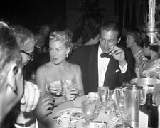 Lana Turner Lex Barker 1950's candid Hollywood restaurant 8x10 Photo picture
