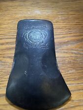 RARE VINTAGE/ANTIQUE EMBOSSED FAYETTE R. PLUMB ANCHOR BRAND AU-TO-GRAPH AXE HEAD picture