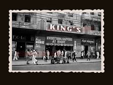 1940's King's Theater Cinema Victoria Street Vintage Hong Kong Photo 香港旧照片 #2440 picture