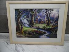 🎆Thomas Kinkade Disney - Snow White Framed Print 16x21 frame size🎆 picture