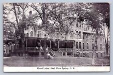 J91/ Union Springs New York Postcard c1910 Grand Union Hotel 249 picture