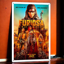 Furiosa: A Mad Max Saga 2024 Metal Movie Poster Tin Sign Plaque Film 8