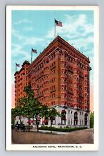Washington DC-Arlington Hotel, Advertising, Antique, Vintage Souvenir Postcard picture