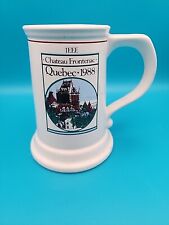 Chateau Frontenac Quebec 1988 Beer Stein Mug Made By Dolomite Brick Corp.  picture