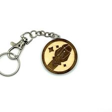 World of Warcraft Mage emblem basswood Keychain Gaming Double sided CANADA picture