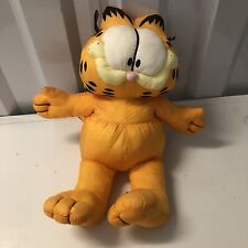 Garfield Cat Plush Creations Vintage 1978 1981 Large Orange Swishy Nylon 22in picture