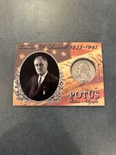 Franklin D Roosevelt #06/44 1941 Silver Quarter 2018 Historic Autographs POTUS picture