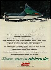 1971 Coleman SKIROULE RTX Green Snowmobile Vintage Ad  picture