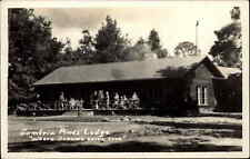 Cambria California CA Cambria Pines Lodge Vintage Real Photo RPPC Postcard picture