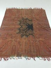 Antique 19TH Century Kashmir Style Paisley Romal Piano Shawl Patchwork picture