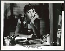 Millie Perkins pen & ink writing Diary of Anne Frank 8x10 photograph 1959 picture