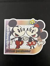 Authentic Walt Disney World Annual Passholder Mickey & Minnie Magnet  WDW 50th picture