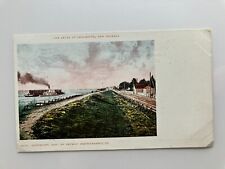 Vintage Postcard The Levee at Chalmette New Orleans picture