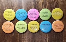 Vintage Humor Stellar Games Pinback Buttons picture