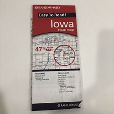 Road Map, Iowa State Map Rand McNally 2010, USED with Wearing picture
