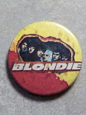 Vintage 80s Blondie Pin Badge Purchased Around 1986  picture