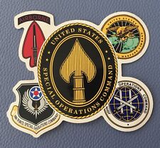 Big STICKER USAF AIR FORCE Special Operations Command Warfare Airborne Vintage + picture