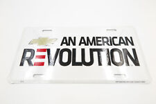 Chevy Chevrolet American Revolution Aluminum Metal Car License Plate Sign Tag picture