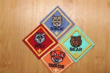 Boy Scouts of America BSA Patch Cub Advancement Set of 4 picture