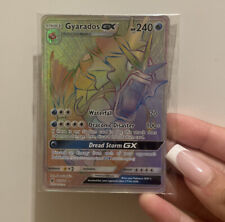 Rainbow rare gyarados gx Pokémon Card picture