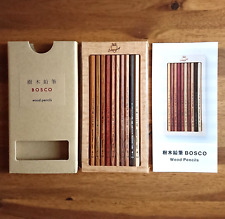BOSCO Wood Pencil Shigeki Miyamoto Solid High-Quality Japan 10 Pencils Gallery picture