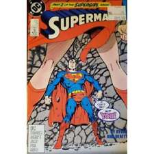 Superman (1987 series) #21 2nd printing in Very Fine + condition. DC comics [t picture