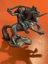 J. Guthrie 1987 Gallo Pewter Figurine Soldier Woman On A Unicorn picture