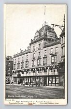 Margate England, White Hart Hotel Advertising, Antique, Vintage Postcard picture