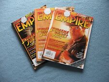 Lot of 3 Empire Magazine October 2006 Indiana Jones Covers.  25 Years. picture