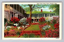 Natchez MI-Mississippi, Hope Farm Rear View, Antique, Vintage Souvenir Postcard picture