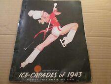 PETTY PIN-UP 1943 ICE CAPADES PROGRAM MAJORETTE  Booklet SKATER GLAM GIRL picture