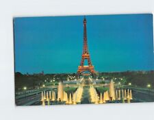 Postcard The Eiffel Tower from the Trocadero Paris France picture
