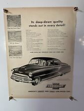 1951 chevrolet Advertisement Nice Condition picture