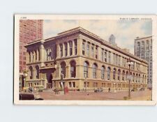 Postcard Public Library, Chicago, Illinois picture