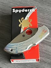 Spyderco C28PT Dragonfly Pocket Knife - Tattoo Etch - Stainless Steel VG10 Steel picture