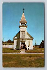 Minden NE-Nebraska, Old Lutheran Church, Antique Vintage Souvenir Postcard picture